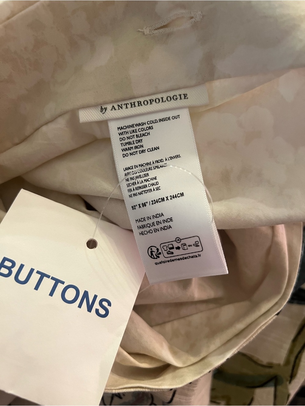 Anthropologie The Printed Cotton-Slub Duvet, Hattie - Picture 6 of 10